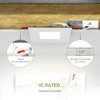 ASD 6 Pack LED Recessed Square Ceiling Light 4 Inch