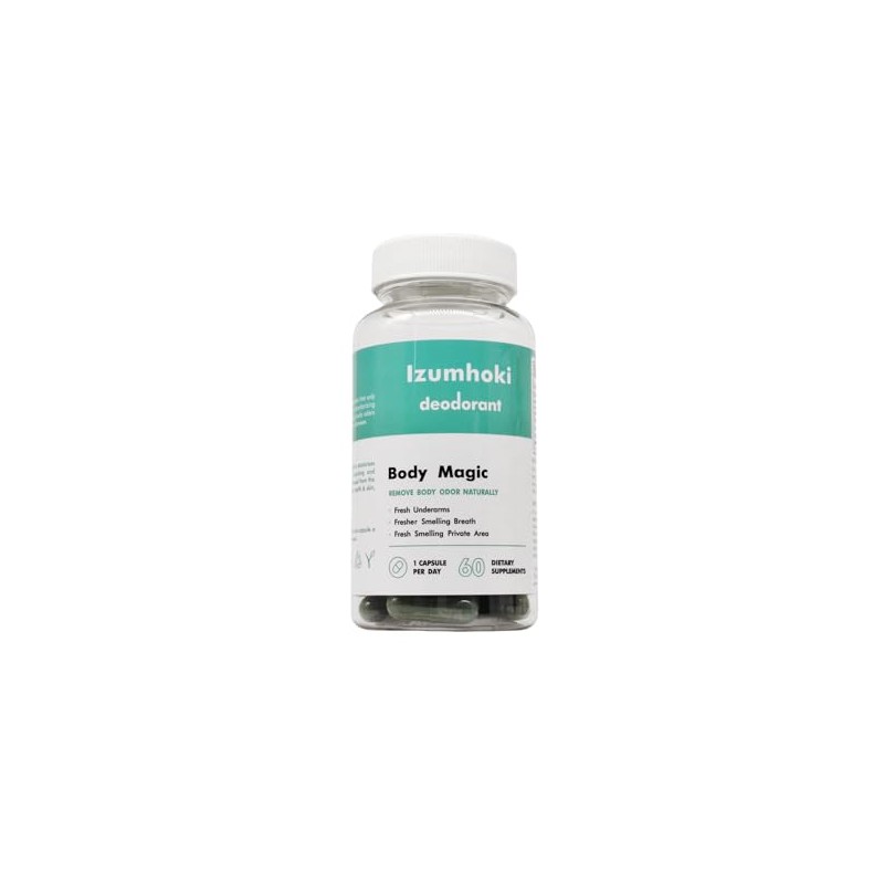 60 Capsulas Suplemento Desoborante Corporal Body magic Elimina el mal