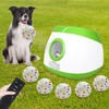 MEKAPLE Automatic Dog Ball Launcher, Upgraded Interactive Dog Balls Thrower