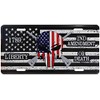 USA 2nd Amendment 1789 Liberty Or Death Distressed 6"x12" Aluminum