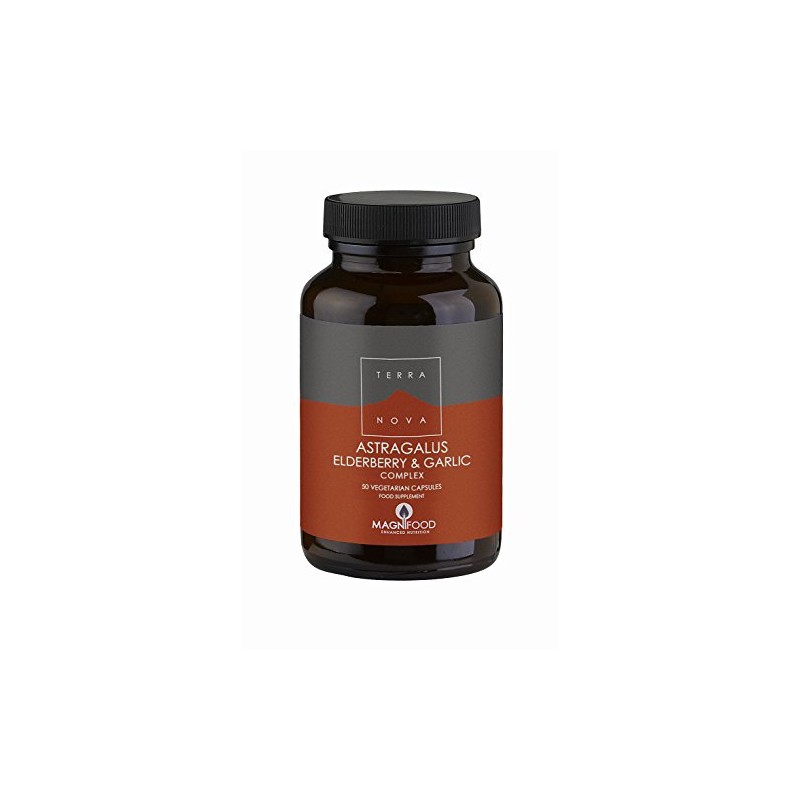 Terra Nova Astragalus, Elderberry and Garlic Complex (50 Caps)