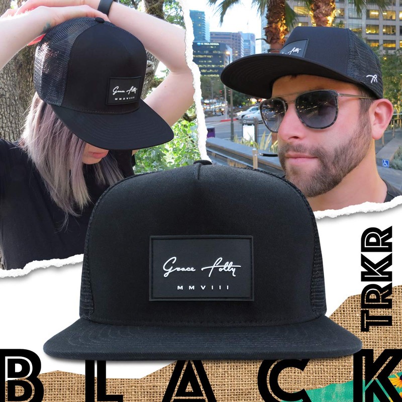 Grace Folly Trucker Hat for Men & Women. Snapback Mesh