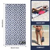 EMPULSE Sports Sand-Free Beach Towel | Ultra-Absorbent & Quick-Drying |