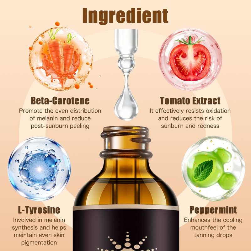 Tanning Drops To Drink Made with Natural Ingredients