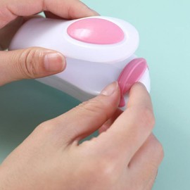 Aoveew Handheld Heat Vacuum Sealer Efficient and Portable Mini Electronic Resealer Machine for Snacks and Bags (White)