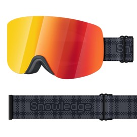 Snowledge Snow Goggles for Women&Youth, Cylindrical Ski Goggles Anti-Fog/UV400 Protection, Ideal for Ladies, Teens, Small Faces Snowboard Goggles