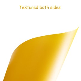 10 Pcs A4 Opaque Rigid Plastic Sheets - 0.5mm Thick Textured Yellow PVC, 297x210mm for Craft, Laser Cutting, Office Signage