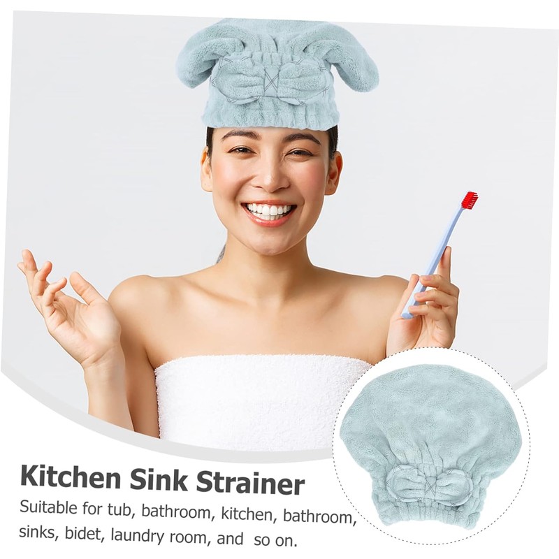 Housoutil Gorro De Secado Doméstico Toalla Cabello Microfibra Duradero y