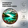 Guatemala Magnet 4 inch 2 Pack Vinyl for Souvenir Gift