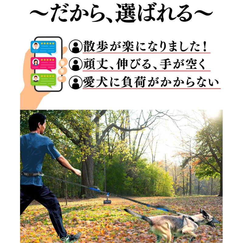 Hands-Free Dog Leash, Stretchable, For Medium Dogs, Large Dogs, Shoulder