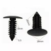 GITG 100X 8mm Bumper Clips Auto Car Hole Plastic Rivets
