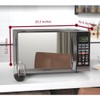 Emerson MWG1191SB 1.1 Cu. Ft. Microwave with Built-In Grill Function,
