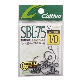 Owner SBL-75M Single 75 Barbless (for Minnows) Hook 1/0 11626