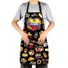 MYSOMY Colombia Aprons With Pocket Colombian Cooking Apron Colombia Flag
