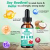 D3 K2 Vitamin 10000iu, Liquid Drop Vitamin D3 With K2