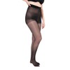 Ulla Popken Women's Support Stockings, black