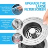 Sink Plug (71-85 mm), 3-in-1 Plug for Kitchen Sink, Stainless