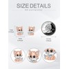 Flpruy Fox Earrings 925 Sterling Silver Fox Studs Earrings Fox