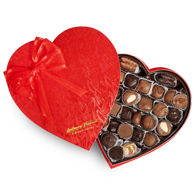 Anthony Thomas, Heart Shaped Box, Mother's Day Chocolates, Milk and