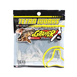 DUO(デュオ) ワーム グラッパー S509 マズメSP (クリアーパープルパール/クリアーブルーラメ)