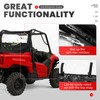 BALOCEO UTV Soft Rear Window Compatible with 2014-2025 Honda Pioneer