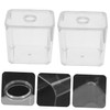 VILLFUL 2pcs Stackable Makeup Organizer Multi-purpose Cotton Pad Swab Holder