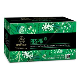 Horley - Respir® Infusión Tomillo, Eucalipto, Romero & Menta