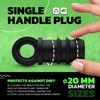 DOJA Barcelona Pack of 10 Drip Hose End Caps, 20mm,