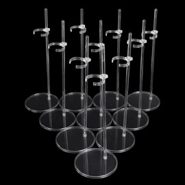 UCanaan 5 Pcs Doll Stands Kids Toys Accessories for 11.8 Inch Dolls Display Holder Suitable for 11''-13'' Dolls Transparent Stent Stand for Dolls