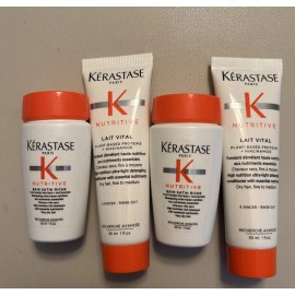 Kérastase Kerastase Nutritive Lait Vital @ Bain Riche 2 0f each 1oz Travel