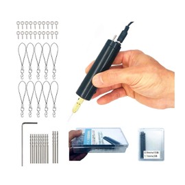 Jadery Mini Electric Pin Vice, Replacement Blades Set of 13, Compatible with 0.03 - 0.05 inch (0.8 - 1.2 mm), UV Resin, Resin Crafts, Plastic Model Mini Router