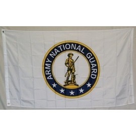 New 3'X5' National Guard Polyester Flag