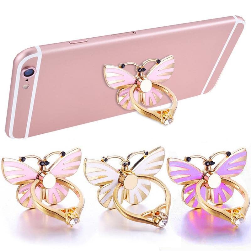 RK TECH Phone Ring Bracket holder, Butterfly Diamond Shape Finger