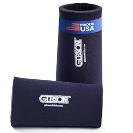 Gibson Athletic Wrist Saver Neoprene Wristband, Black, Medium