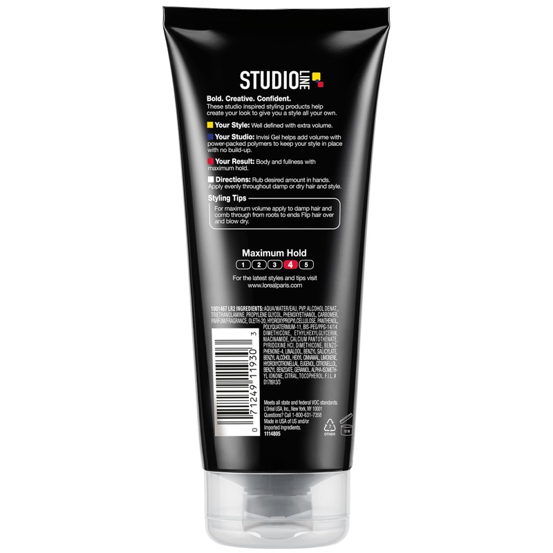 L'Oreal Paris Studio Line INVISI Gel, Strong Hold 6.80 oz