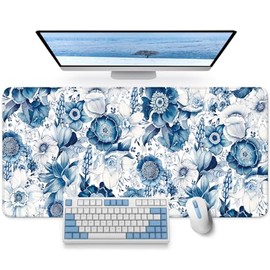 Alfombrilla de mouse grande para escritorio, bonito protector de escritorio para trabajo y juegos, esttica, bonita funda antideslizante para...       