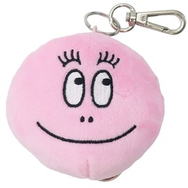 Barbapapa Key Chain with Reel Plush Toy Key Mascot BARBAPAPA