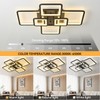 GNGXEFACA Modern LED Ceiling Light, Dimmable LED Ceiling Light Fixture