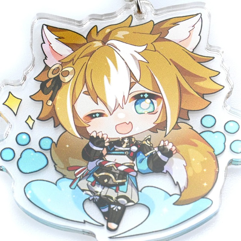 Cute Impact Gen shin - Gorou, Acrylic Keychains Pendant Hanging