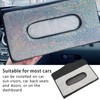 Rhinestone Sun Visor Tissue Box Bling Napkin Storage Holder Universal