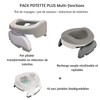 Potte Plus Multi-Function Pots: Travel Pot, Toilet Reducer and House