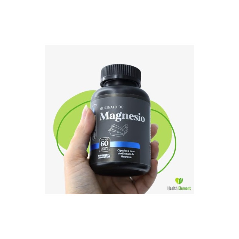 Glicinato De Magnesio 60 Cápsulas De 500 Mg Glycinate Magnesium