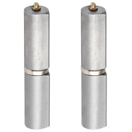 MOUNTAIN_ARK 2 Pack 7-1/2" Weld On Bullet Hinge with Grease Zerk, Heavy Duty Weldable Lift Off Hinges for Metal Door Trailer Gate, Load 800 lbs