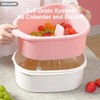 JOYMOOP JOYLOOP Fruit Cleaner Spinner Large Fruit Washer Spinner with