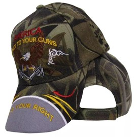 Trade Winds Trump 2024 2nd Amendment America Stick to Your Guns Camo Cap Hat