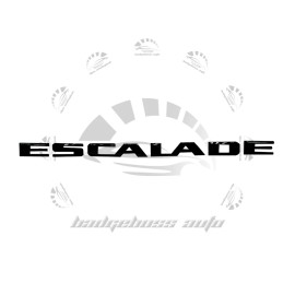 Unbranded For Escalade 2015-2022 Letter Emblem Badge Gloss Black Rear Liftgate Nameplate