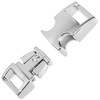 Your Day Mate Buckles, Silver, Zinc Aluminium, Click Fastener Buckle,