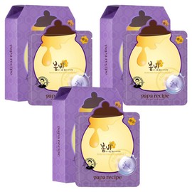 Papa Recipe Bombee Pore Ampoule Mask Pack 25g, 3 Packs, 10 Packs / 파파레서피 봄비 포어 앰플 마스크팩 25g, 3개, 10개입