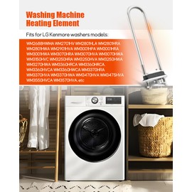 AEG33121501 Washing Machine Heating Assembly Replacement Fit for LG Washing Machines，Heating Element Heater Assembly Replacement Replace AEG33121514 AEG33121526 EAP3532212