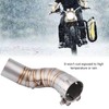 Motorcycle Full Exhaust System Middle Pipe Link Connect for Kawasaki
